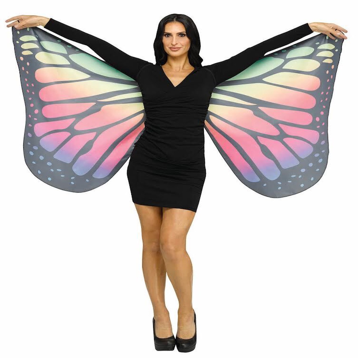 Rainbow Soft Butterfly Wings for Adults