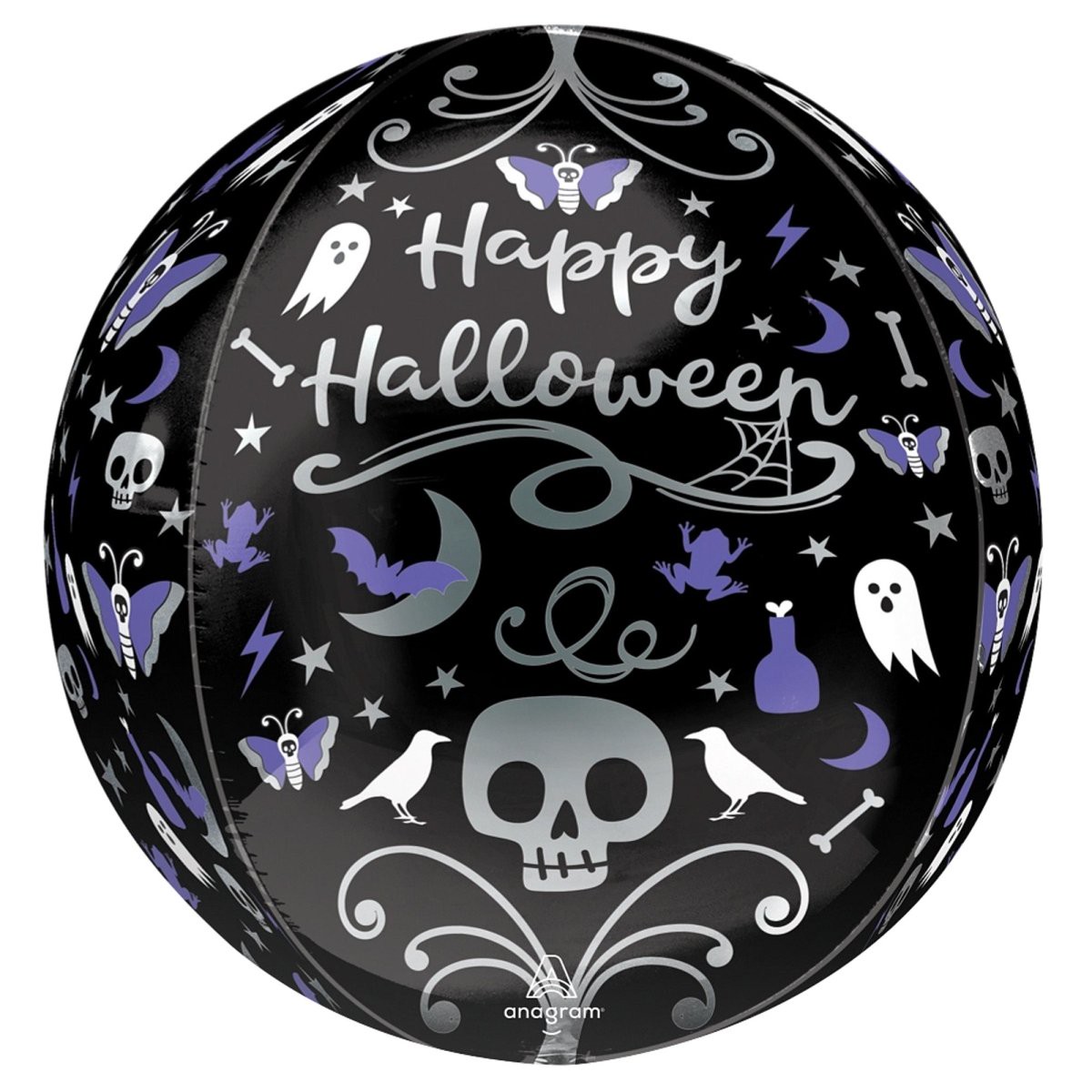 Moonlight Halloween Orbz Round Balloon, 