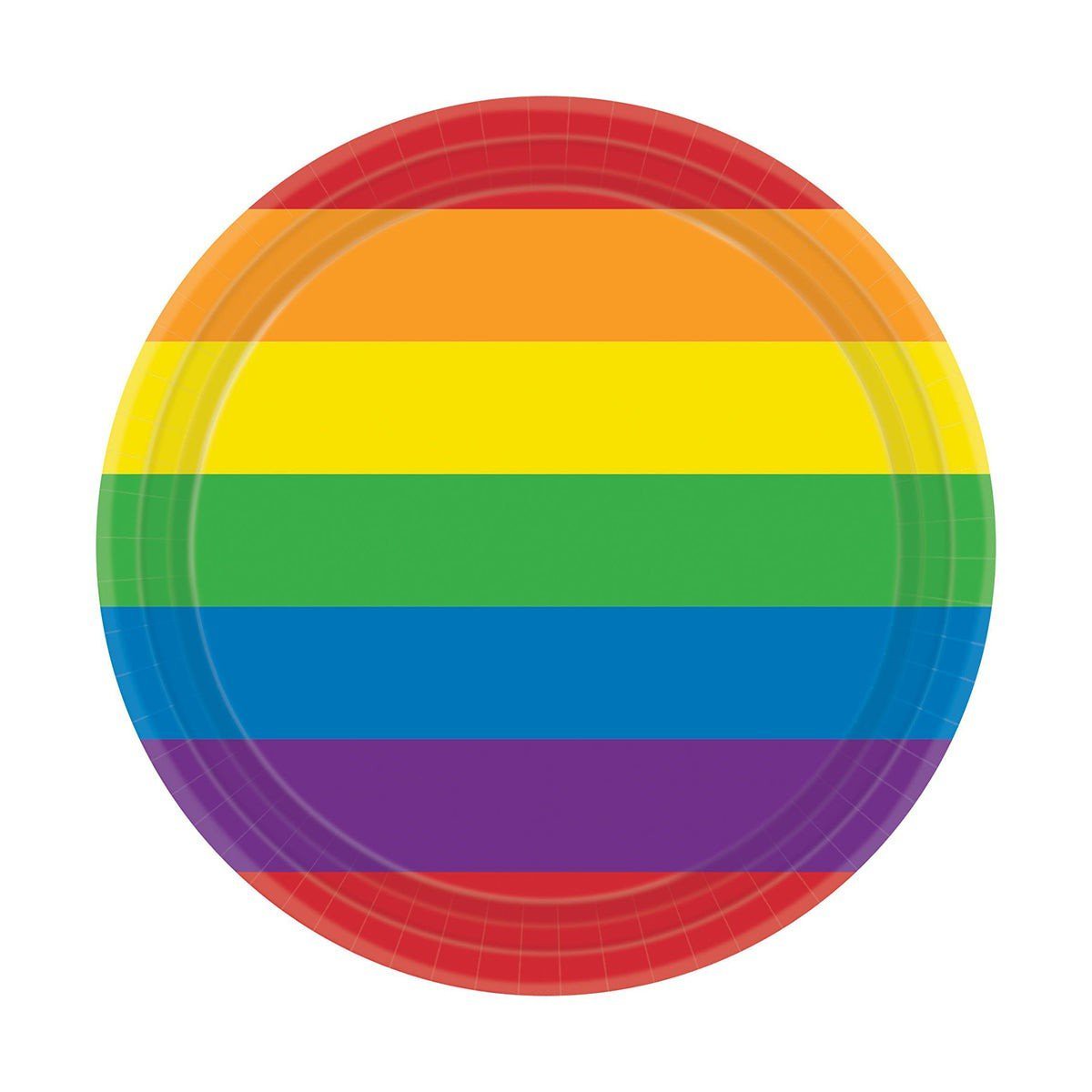 Pride Dessert Plates, 7 Inches, 8 Count