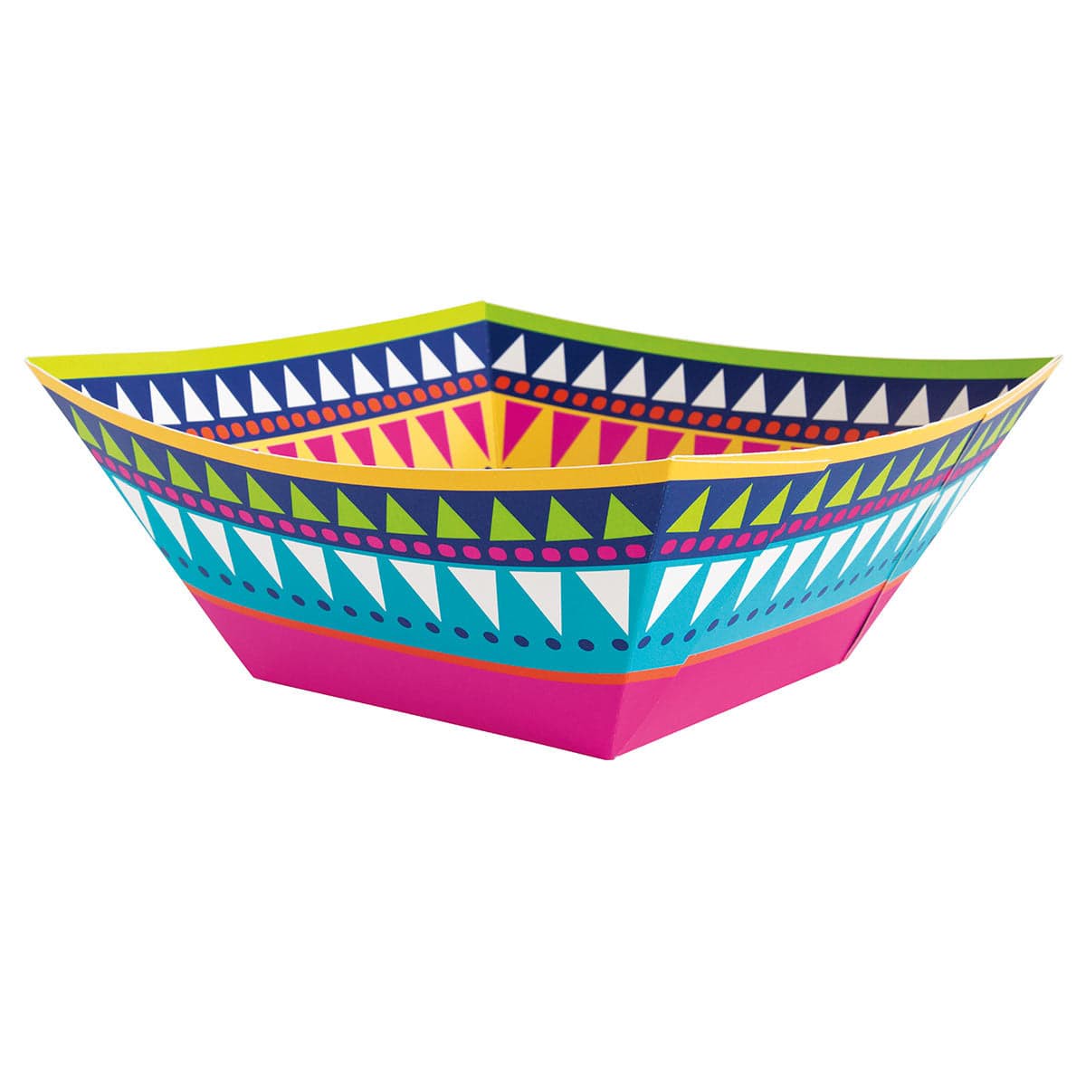 Boho Fiesta Paper Square Bowl
