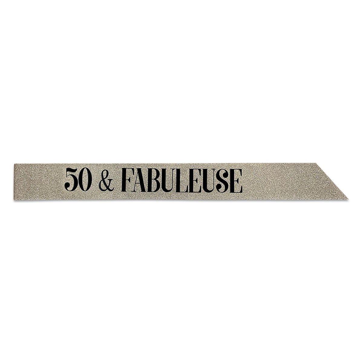 Glitter Sash, ''50 & Fabuleuse'', Gold