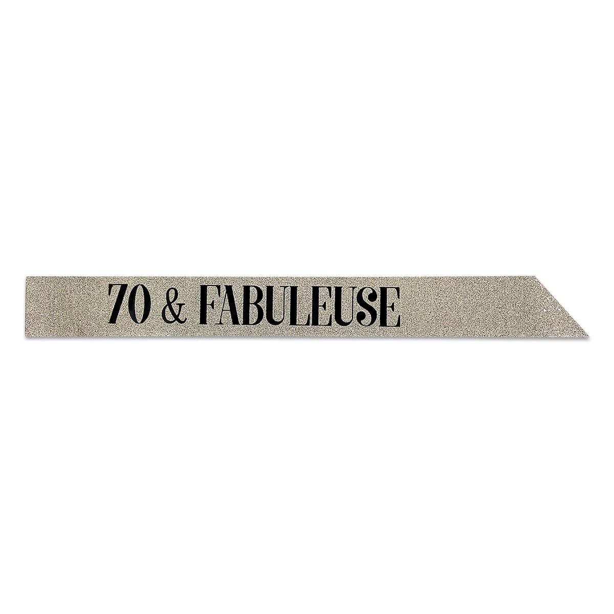 Glitter Sash, ''70 & Fabuleuse'', Gold
