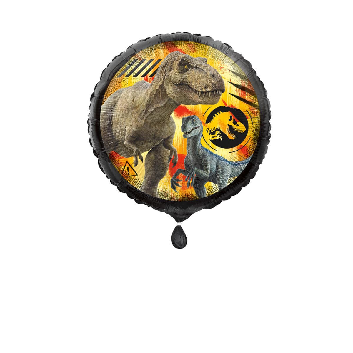 Jurassic World Round Foil Balloon with Dinosaurs, 18 Inches