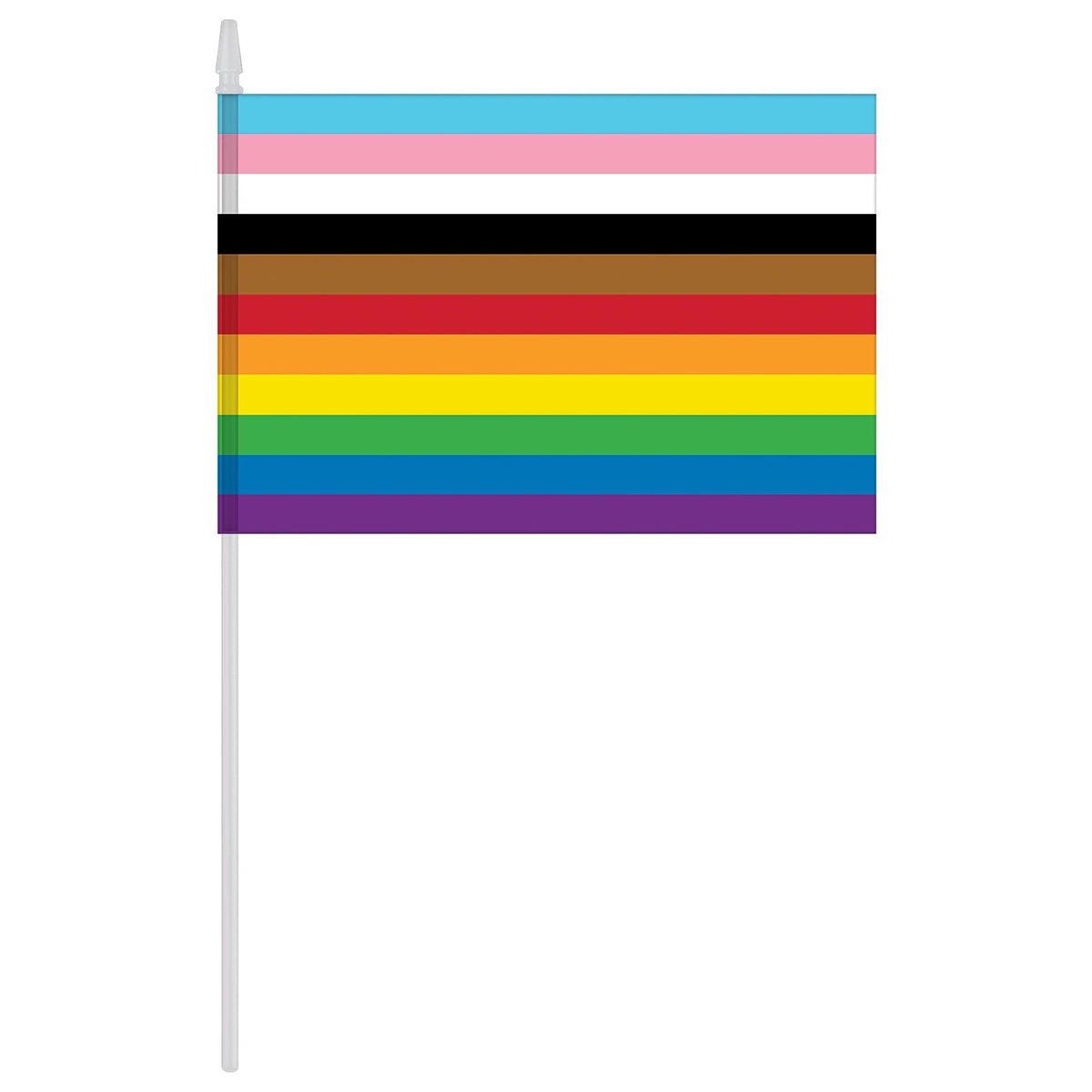 Pride Handheld Flag, 14 x 9 Inches