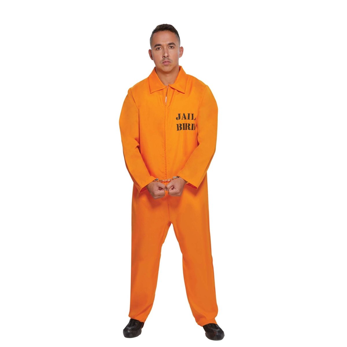 Prisoner Costume for Adults, Orange Jumpsuit