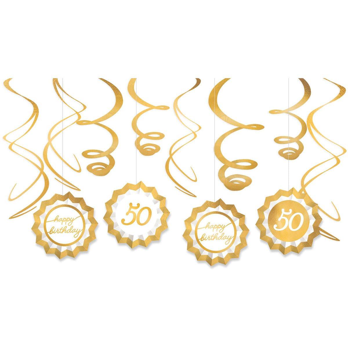 Golden Age Birthday, 50th Decorating Kit