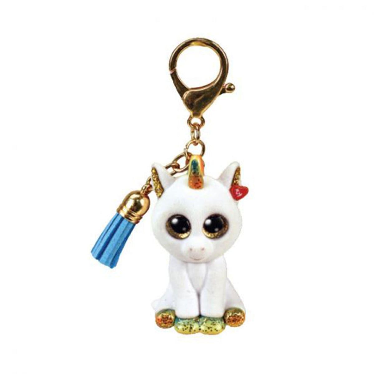 TY Mini Boos Plush with Clip, 2 in, Pixy the Unicorn