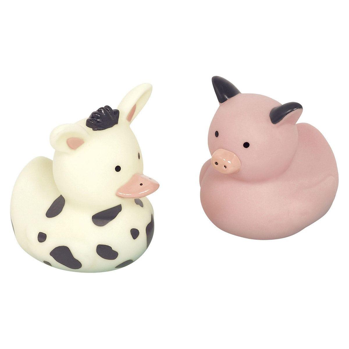 Barnyard Party Rubber Favour Toys, 8Count