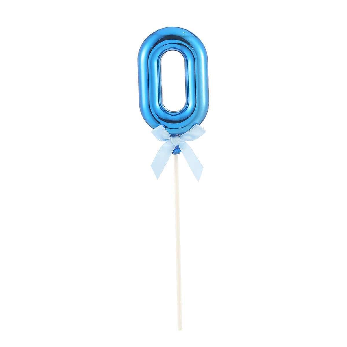 Cake Topper #0, Blue