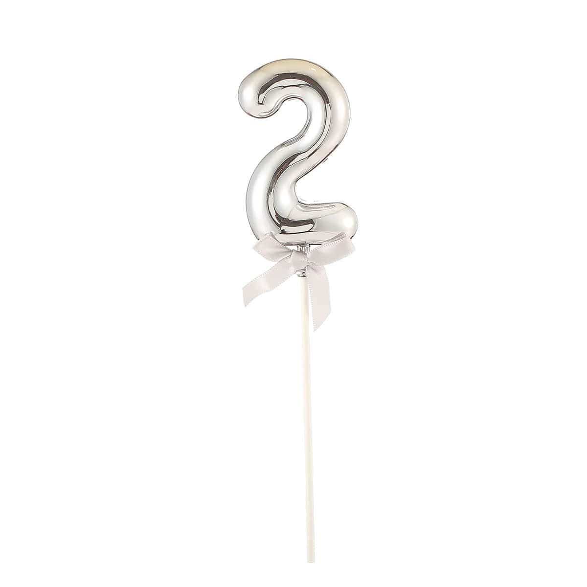 Cake Topper #2, Silver