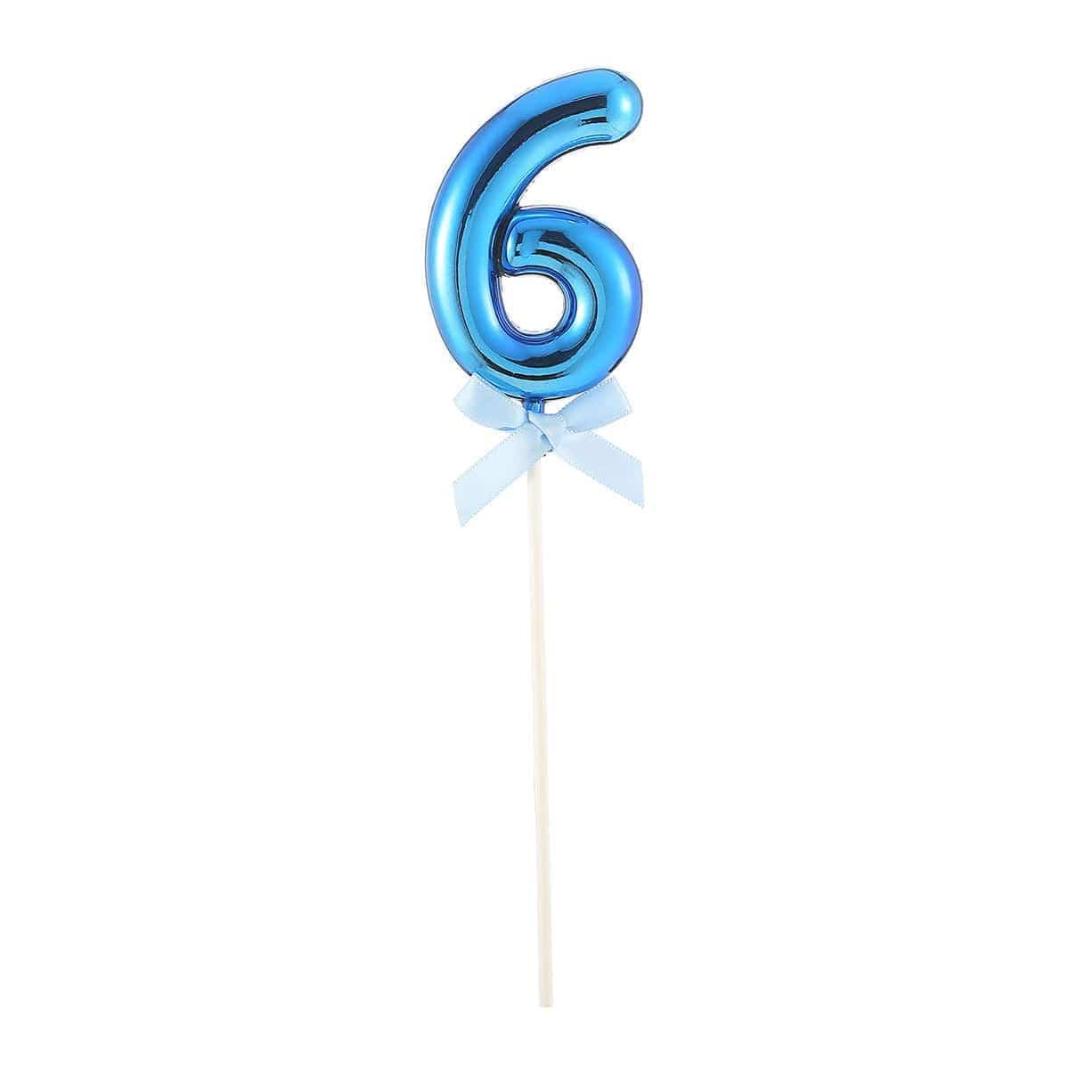 Cake Topper #6, Blue