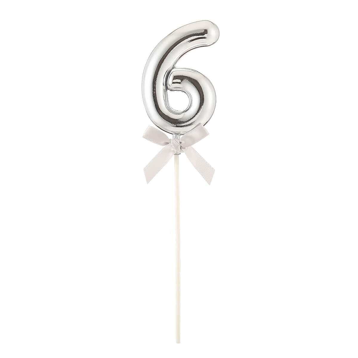 Cake Topper #6, Silver