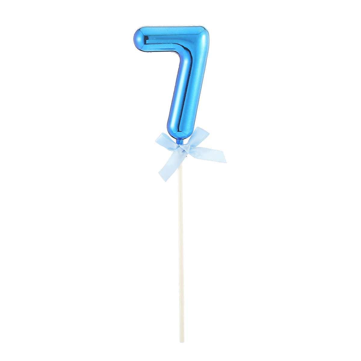 Cake Topper #7, Blue
