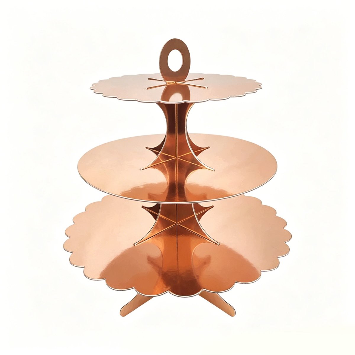 Cupcake Stand 3 Tiers, Rose Gold
