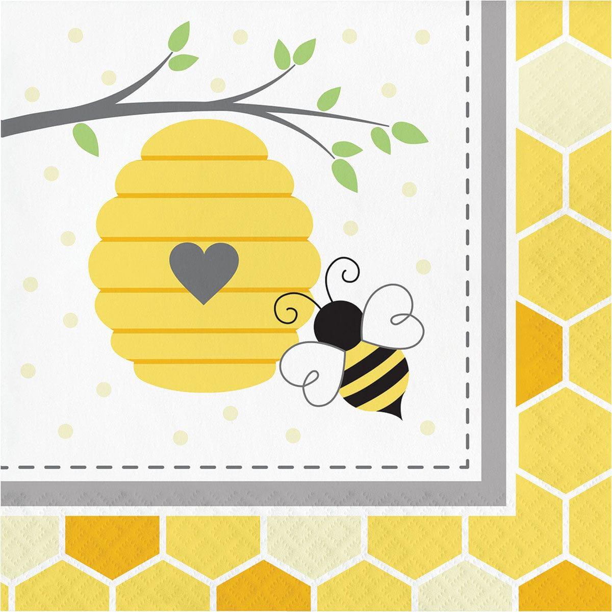 Bumblebee Baby Lunch Napkins, 16Count