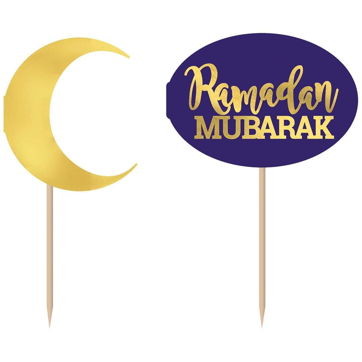 Eid Celebration Cupcake Toppers, 24 Count