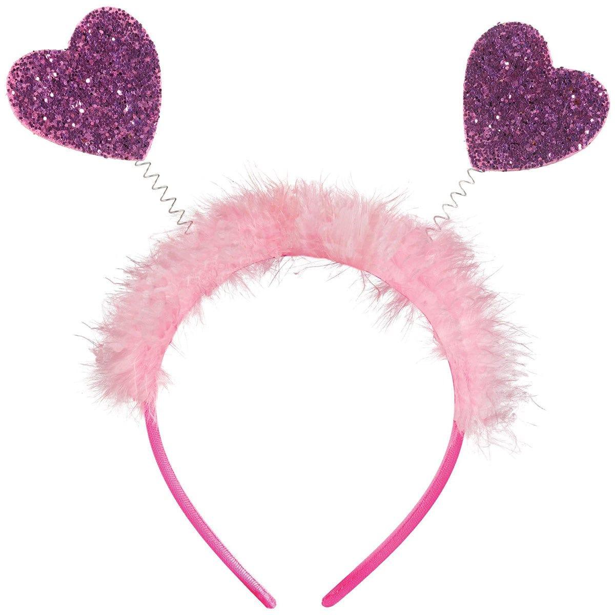 Pink Heart Headband, Valentine's Day
