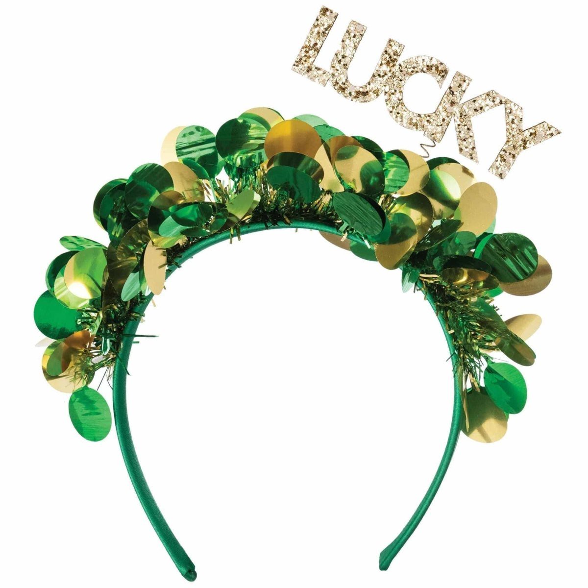 St Patrick's Day Tinsel Headband