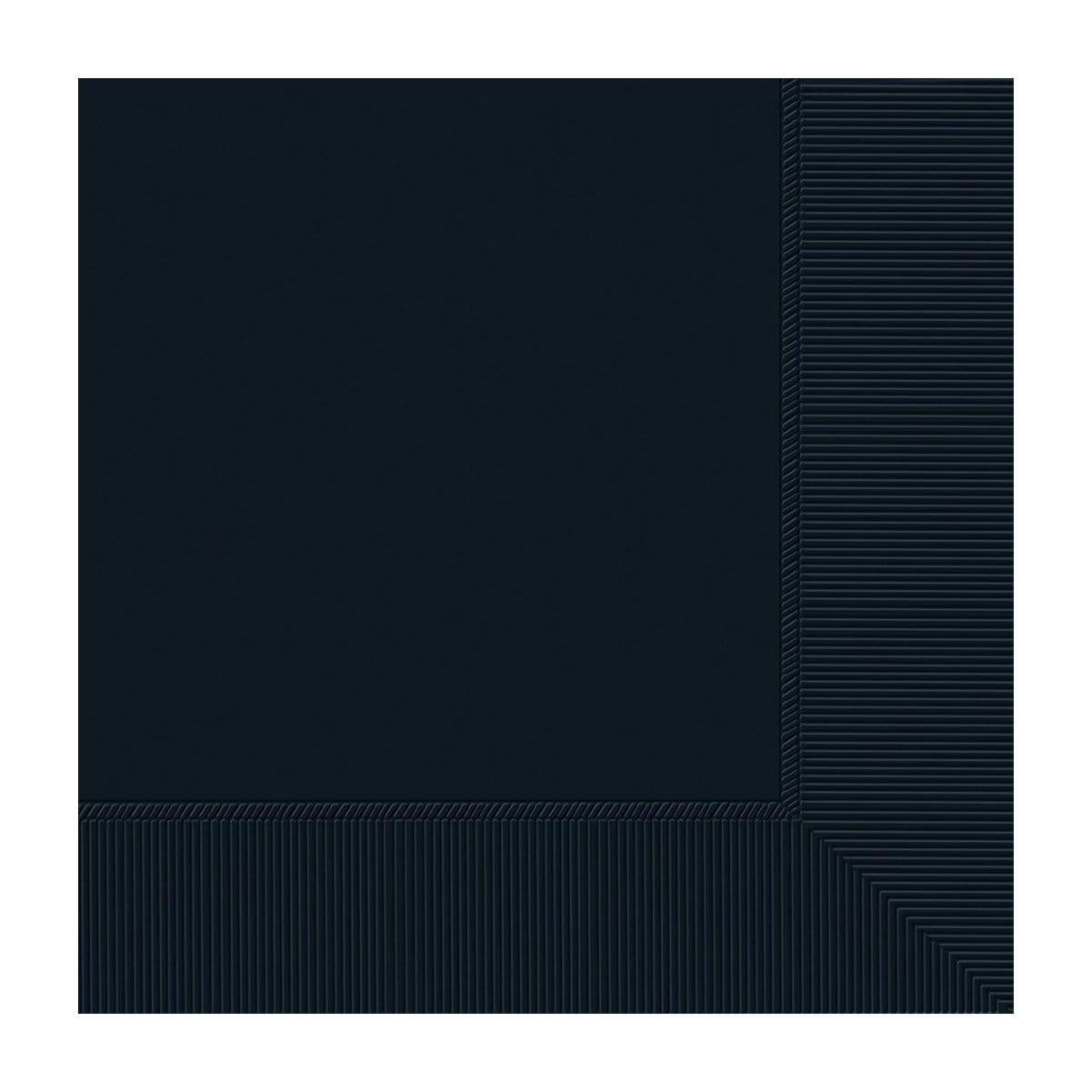 Black Beverage Napkins, 40 Count